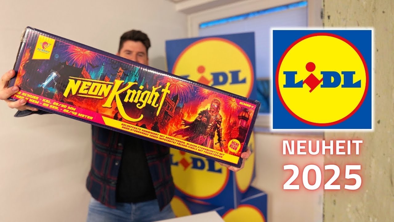 TOP Lidl NEUHEIT 🔥 Neon Knight Verbund Albert Feuerwerk