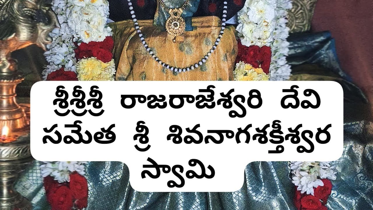 శ్రీశ్రీశ్రీ రాజరాజేశ్వరి దేవి సమేత శ్రీ శివనాగశక్తీశ్వర స్వామి వారి లింగోద్భవ కాల అభిషేకం🙏