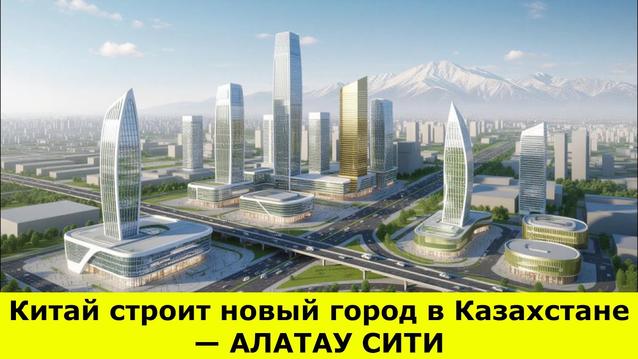 Китай строит новый город в Казахстане — АЛАТАУ СИТИ