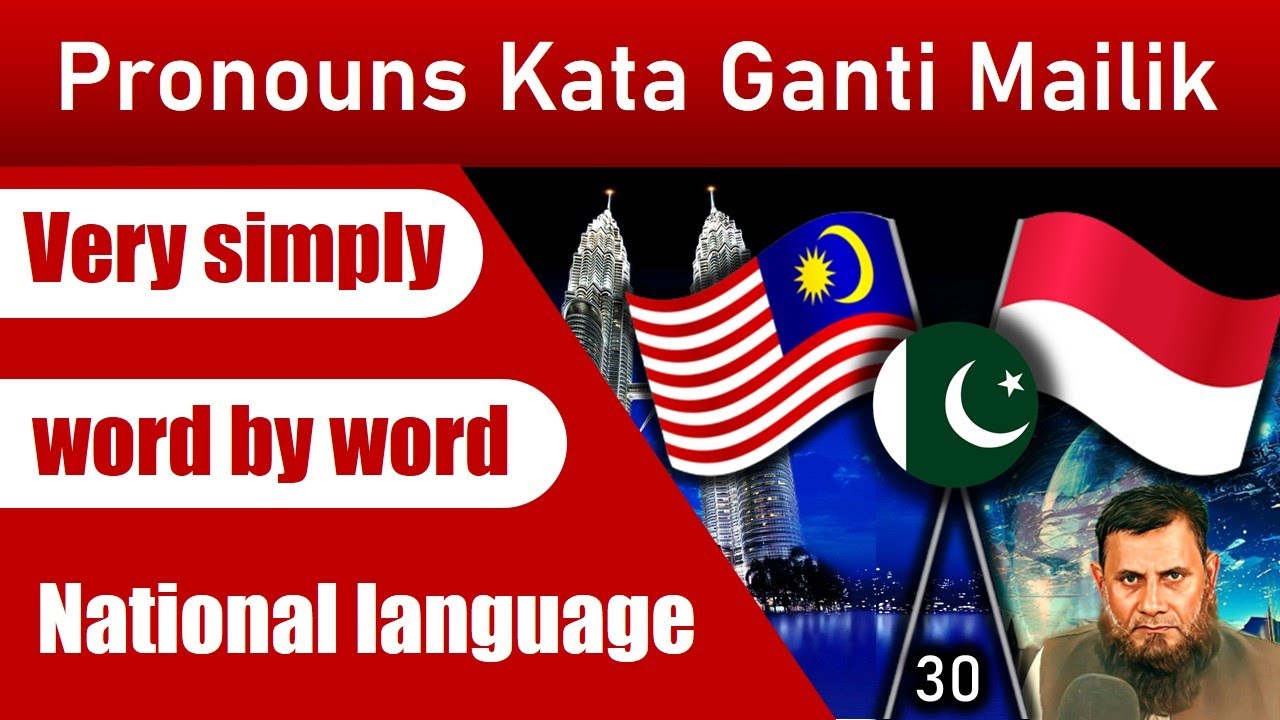 Learn Pronouns Kata Ganti Mailik in Malay Language | Lesson 30 | #learning #jts #indonesia