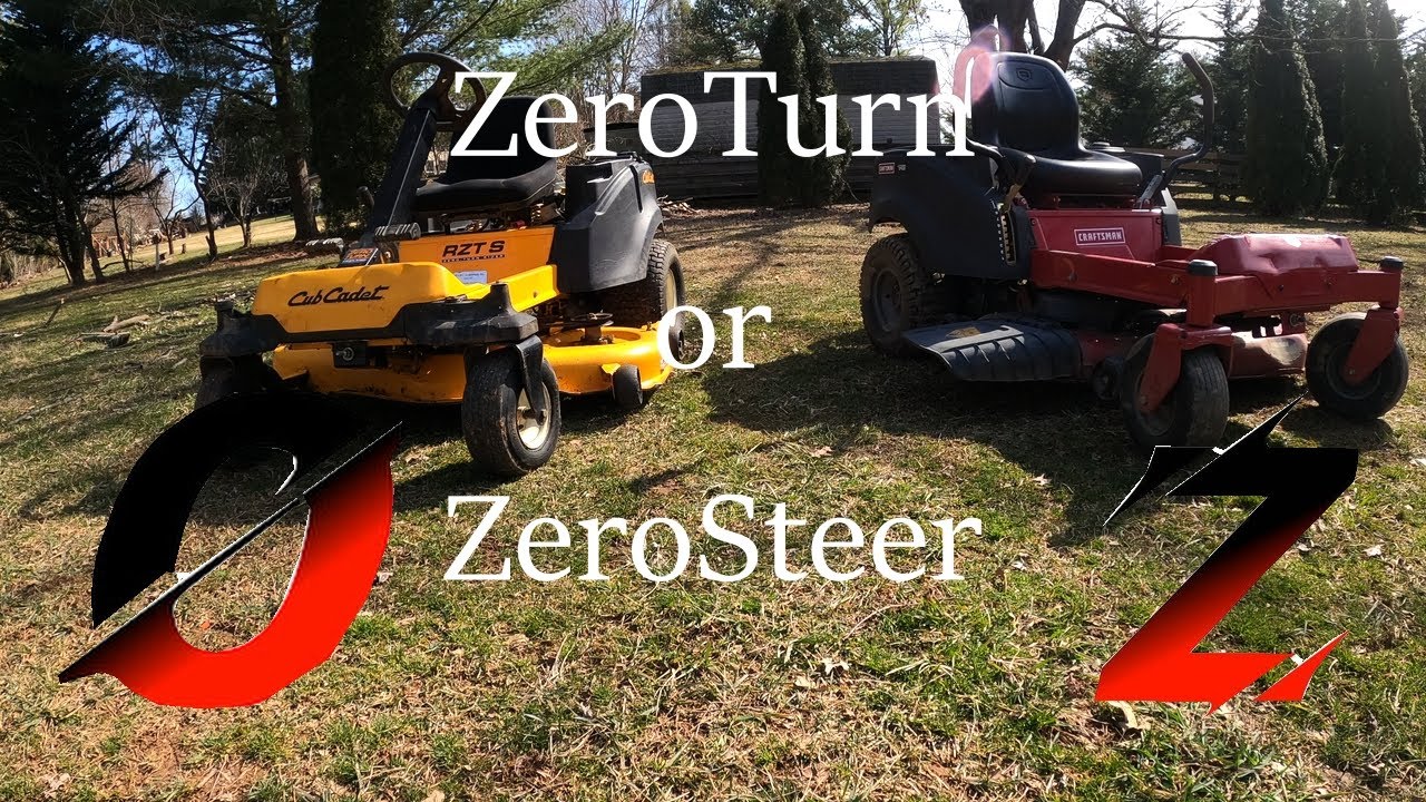 Which One is Better a Zero Turn or a Zero Steer?