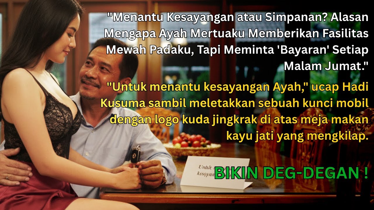 MENANTU KESAYANGAN ATAU SIMPANAN?? ALASAN MENGAPA AYAH MERTUAKU MEMINTA BAYARAN TIAP MALAM JUMAT