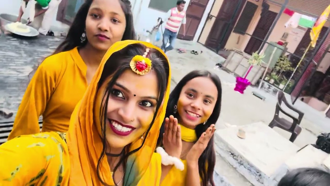 Shaadi wala ghar haldi function 