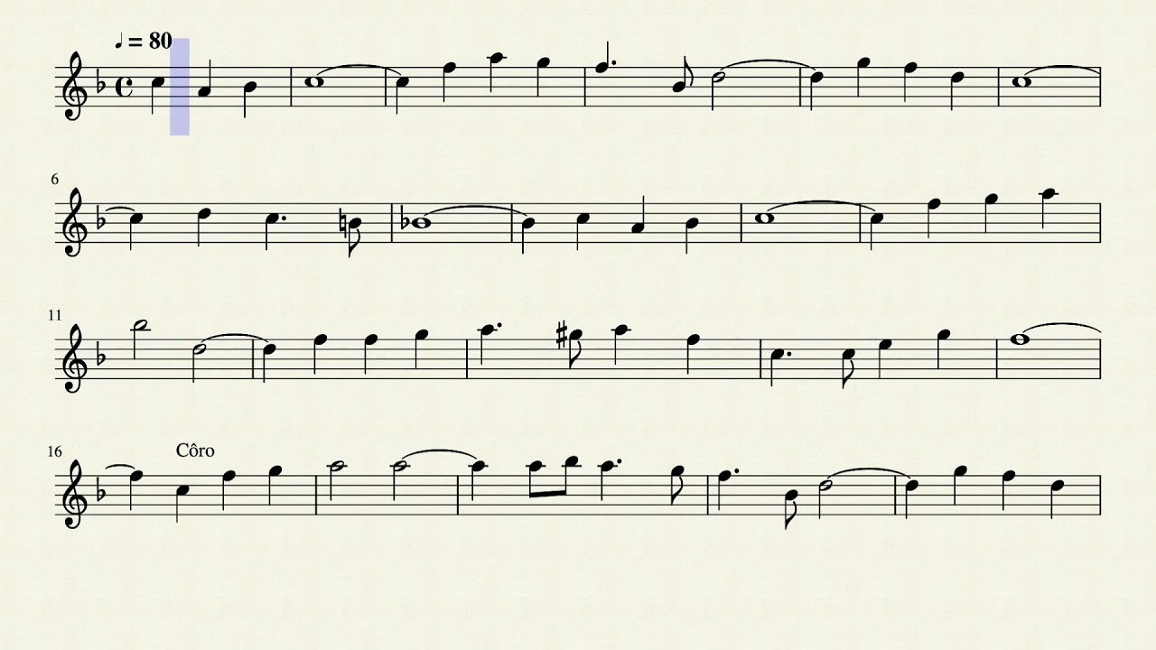 Porque Ele vive (Because He Lives) partitura para sax alto