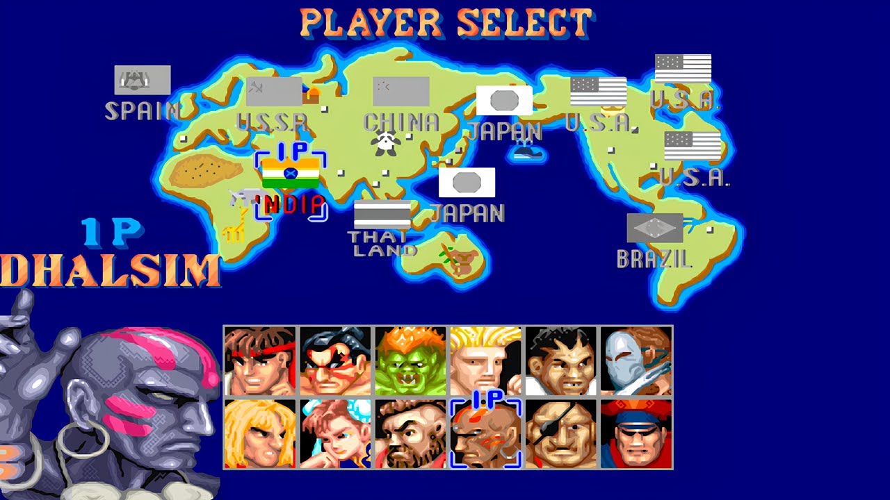 DHALSIM Longplay ➤ Street Fighter II' Champion Edition ➤ (Hardest) ➤ 4K HD 60 FPS 2025
