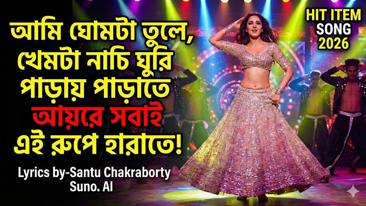 ​ধামাকা গান! 🔥 আমি ঘোমটা তুলে খেমটা নাচি | New Bengali Item Song 2026 | Hit Song | Santu Chakraborty