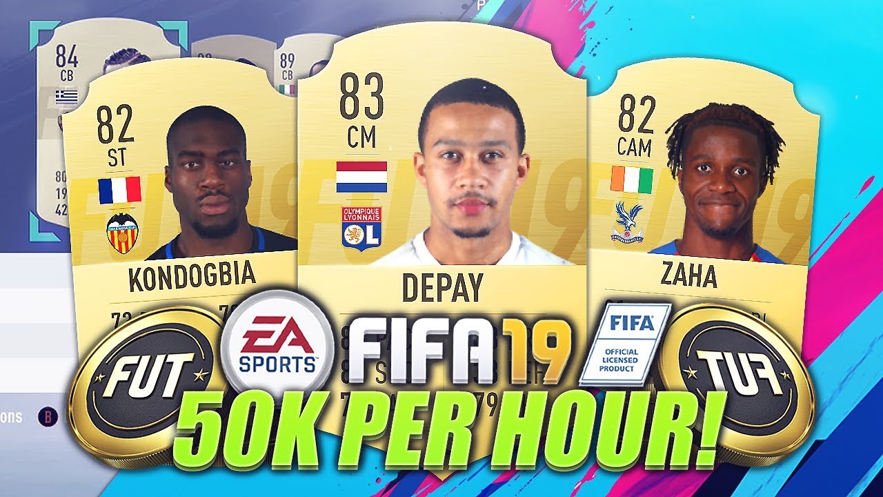 HOW TO MAKE 50,000 COINS PER HOUR! 😱 (FIFA 19 Trading Method)