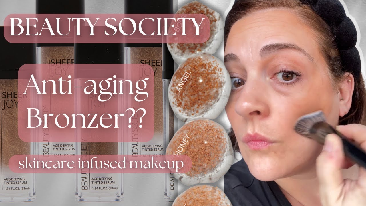 Anti-aging Bronzer with skincare infused makeup ~ Beauty Society tutorial
