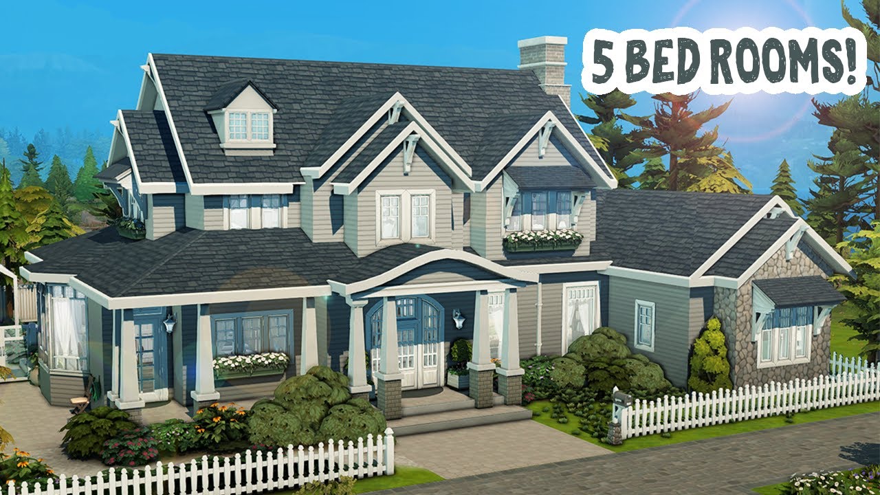 Huge Copperdale Family Home || The Sims 4: Speed Build