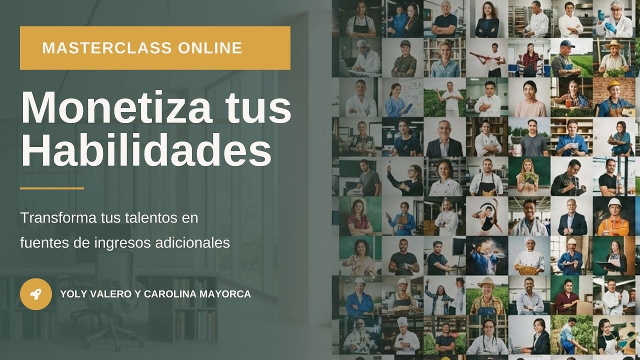MASTERCLASS MONETIZA TUS HABILIDADES #mentesmillonarias #emprendimiento #negocios #finanzas