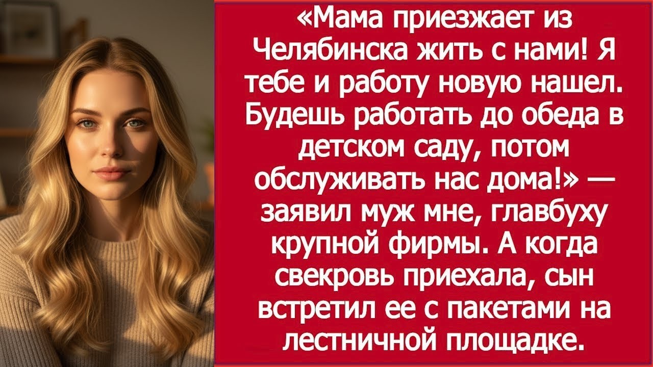 «Свекровь приехала командовать — а сын ушёл!» / “Mother-in-Law Came — But Her Son Left!”