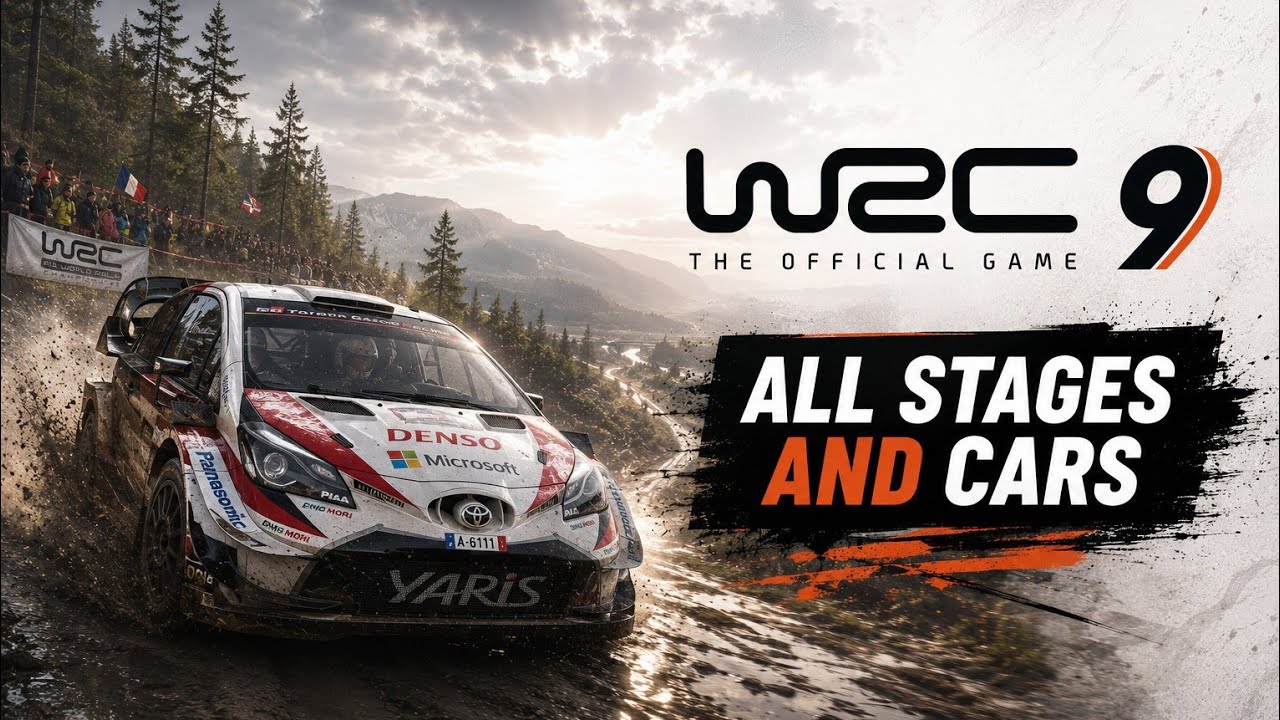 • WRC 9 • ALL STAGES ¹⁰⁸⁰ᵖ⁶⁰ Walkthrough - No Commentary