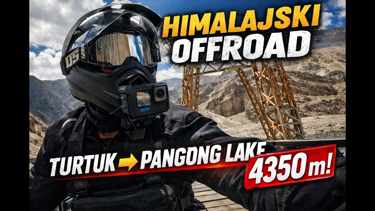 S02E03 Najniebezpieczniejsza droga w Ladakhu? Turtuk – Pangong Lake 4350 m n p m