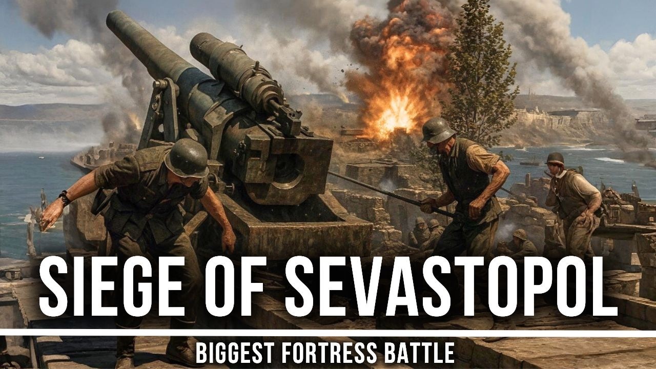 Fall Asleep To | The ENTIRE Siege of Sevastopol | Fortress City Under Fire | WW2 War Documentary