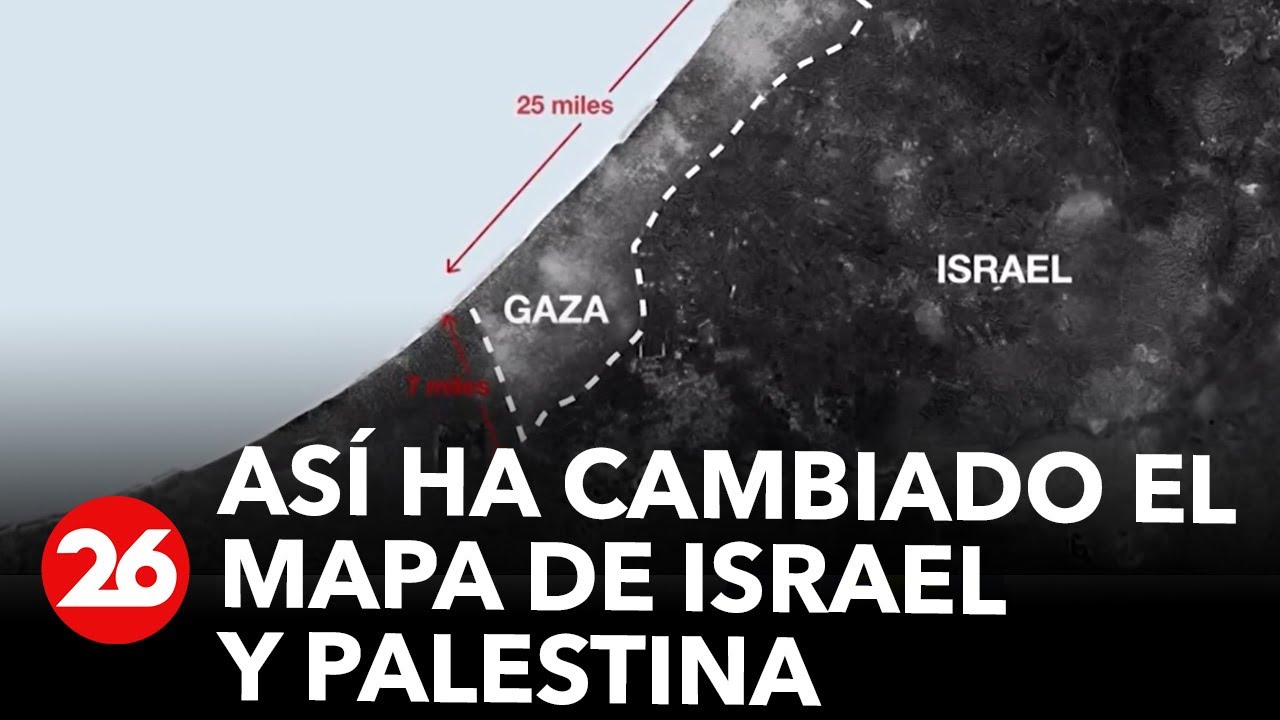 Así ha cambiado el mapa de Israel y Palestina desde 1947 hasta la actualidad