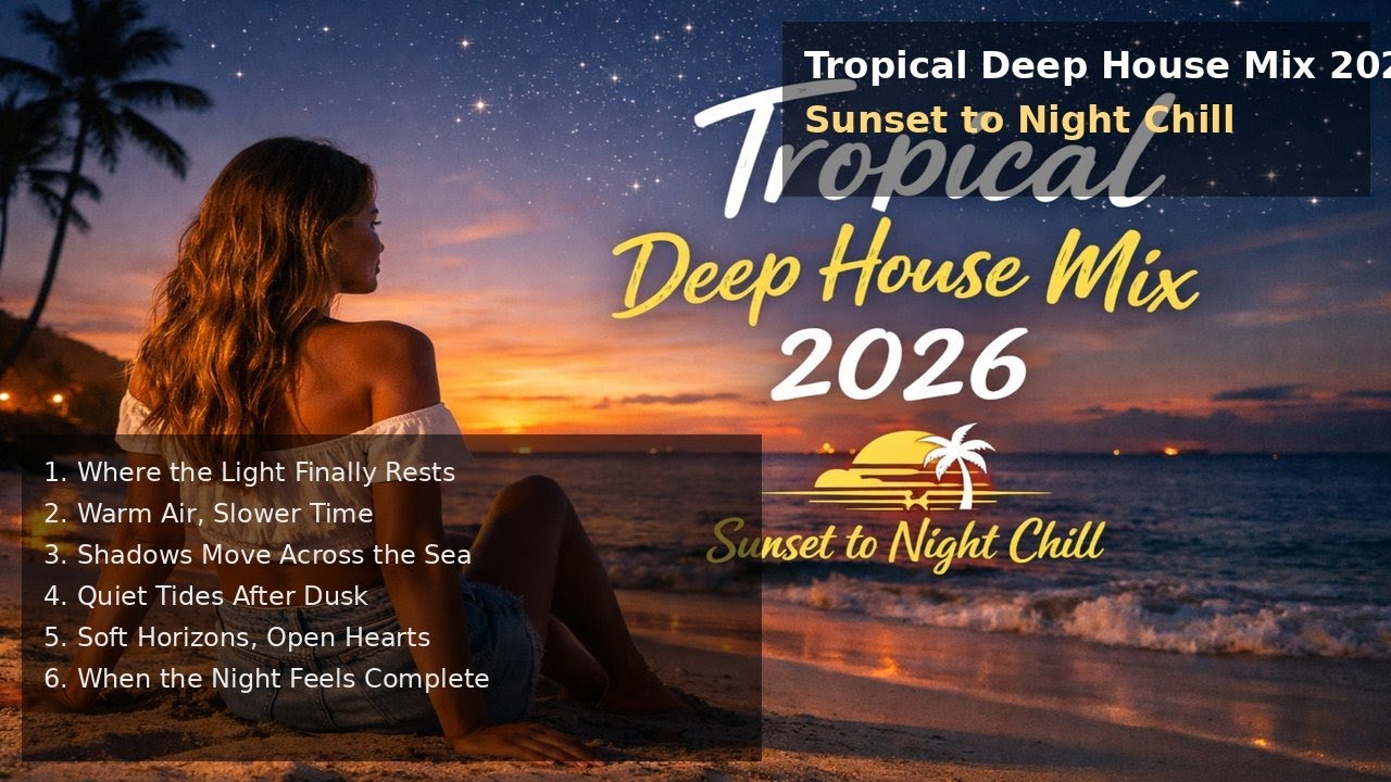 Tropical Deep House Mix 2026 🌅 Sunset to Night Chill | 60 Minutes