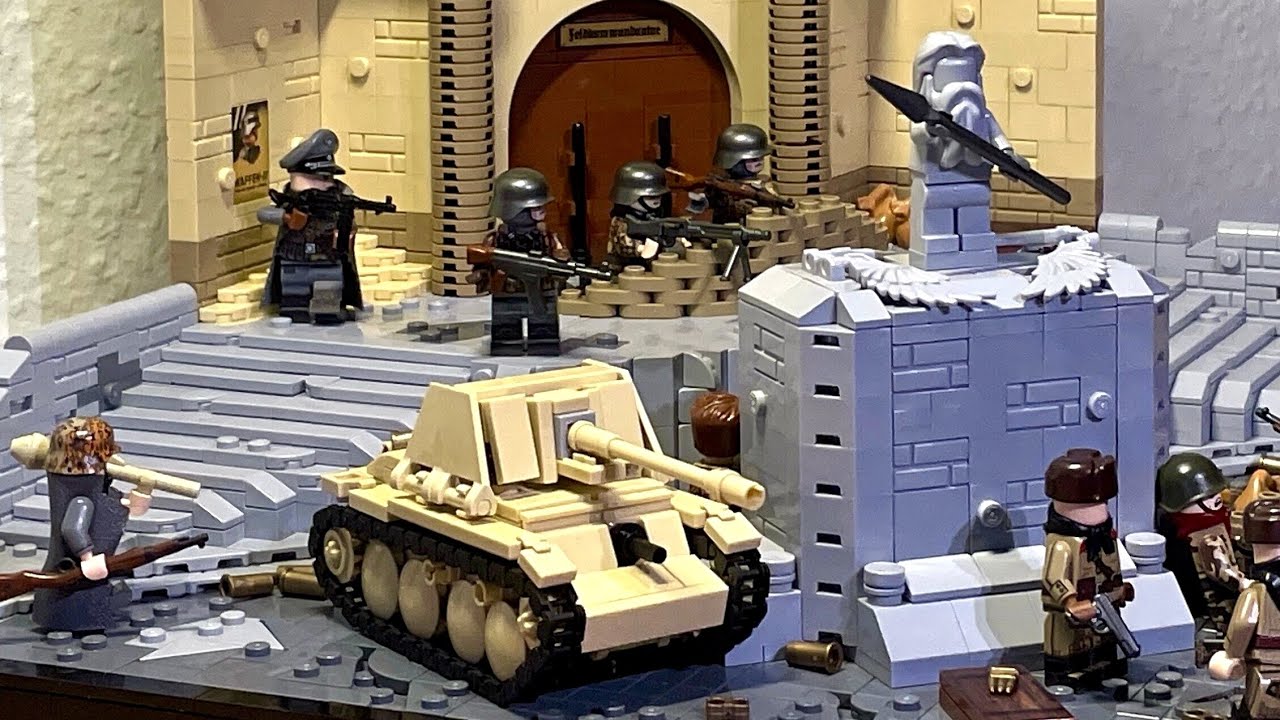 TIMELAPSE: LEGO WW2 Final Battle of Budapest 1945 MOC Speed Build