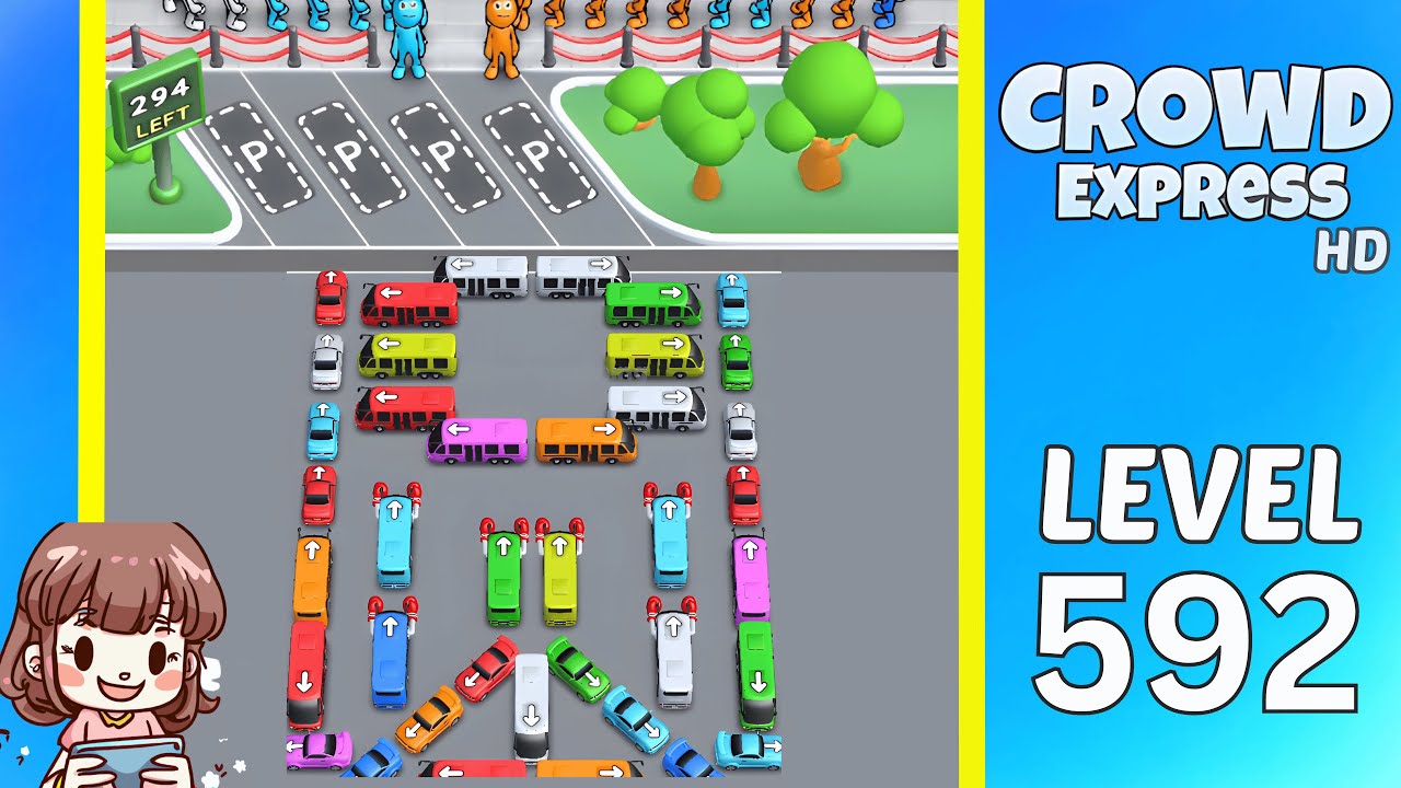 Crowd Express Level 592 Solution Walkthrough