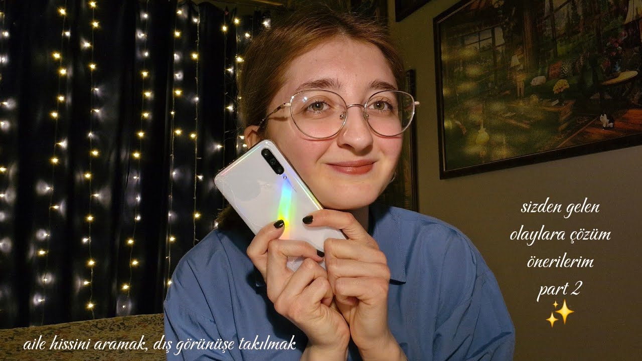 Türkçe ASMR | Elif'le Dertleşme Zamanı | Takipçilerimden gelen mailler 💌 | Part 2 ✨️ #whispering 