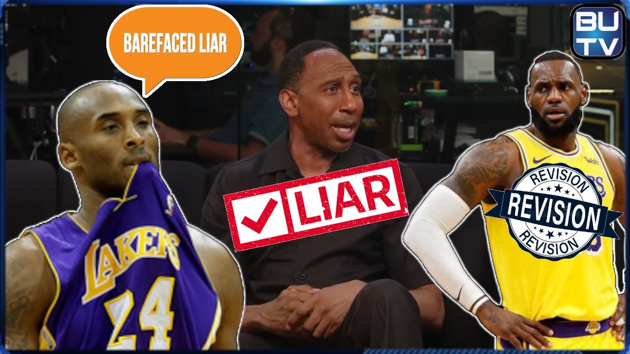 Stephen A Smith is a Fraudulent, Lying, Disingenuous B1TC#! | Kobe vs Lebron MADNESS!