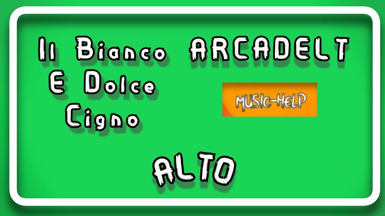 Arcadelt - Il Bianco E Dolce Cigno - Alto