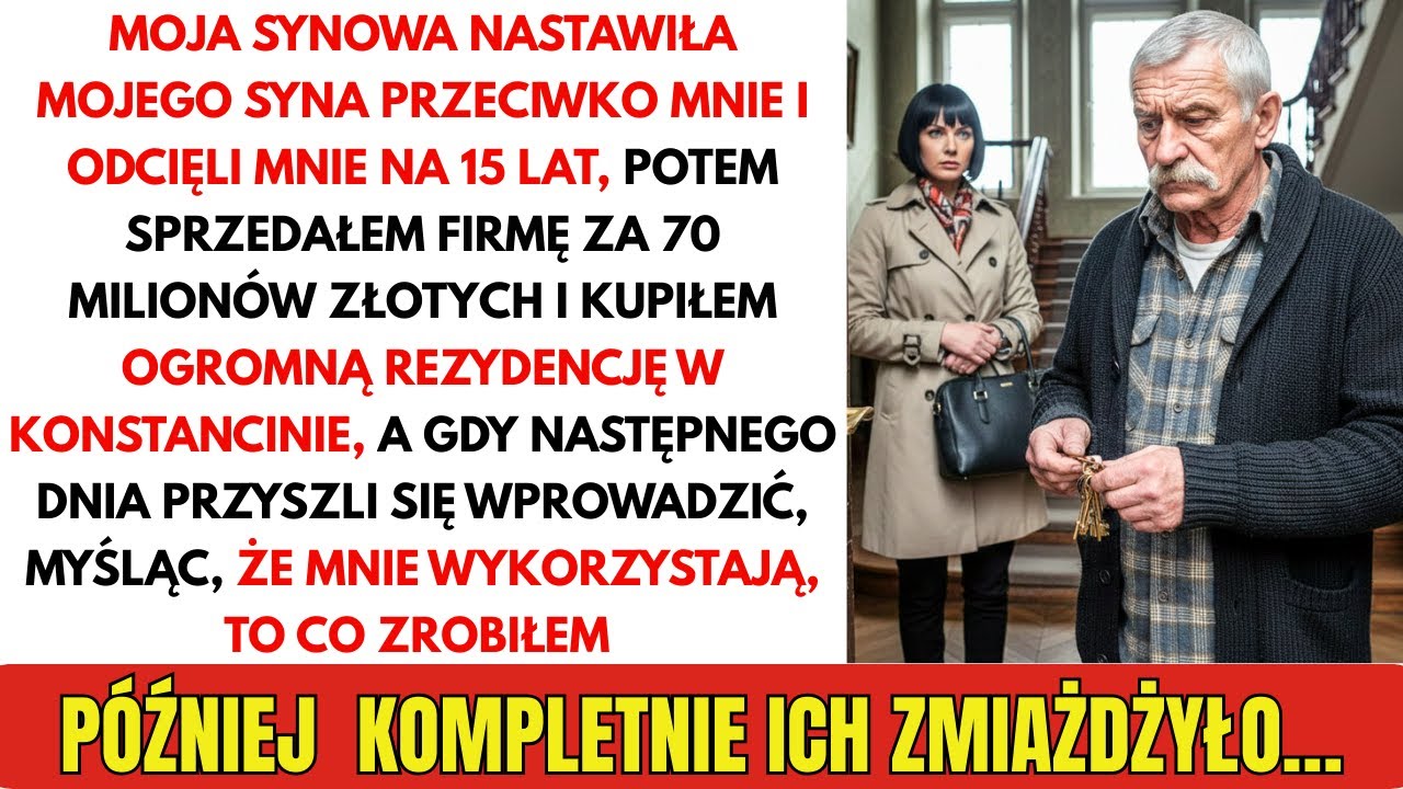 Po 15 latach ciszy syn i synowa wpadli do mojej rezydencji. „Wprowadzamy się” – oznajmili bez wstydu