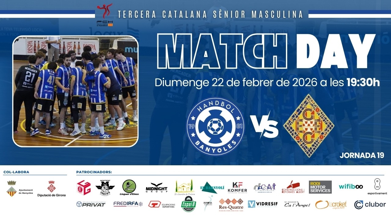 J19 | H. Banyoles vs. GEiEG | Tercar Catalna Sènior Masculina