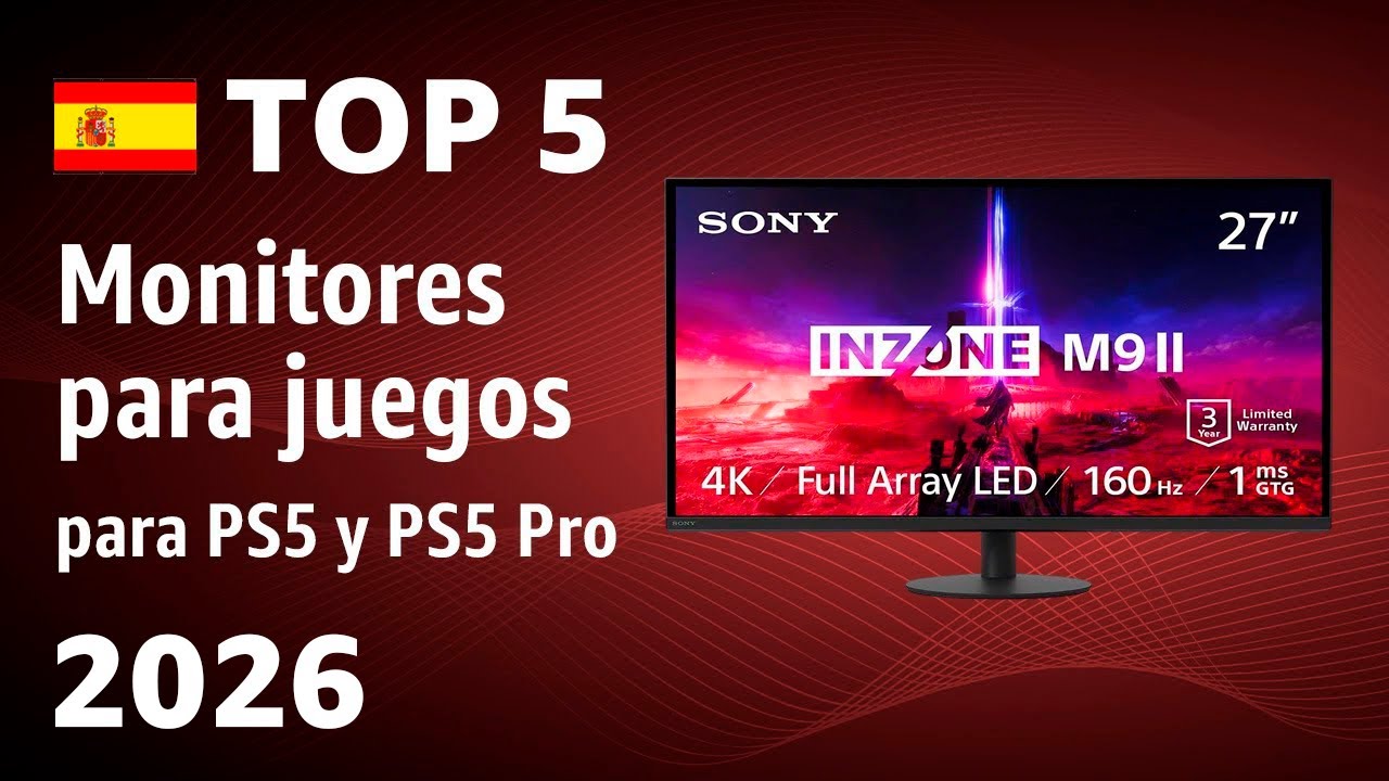 TOP—5. Los mejores monitores para juegos para PS5 y PS5 Pro. Prueba y comparación 2026