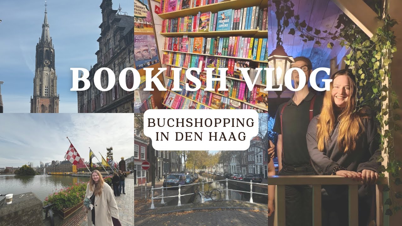 BOOKISH VLOG 📖 Kommt mit mir Bücher shoppen in Den Haag🥹