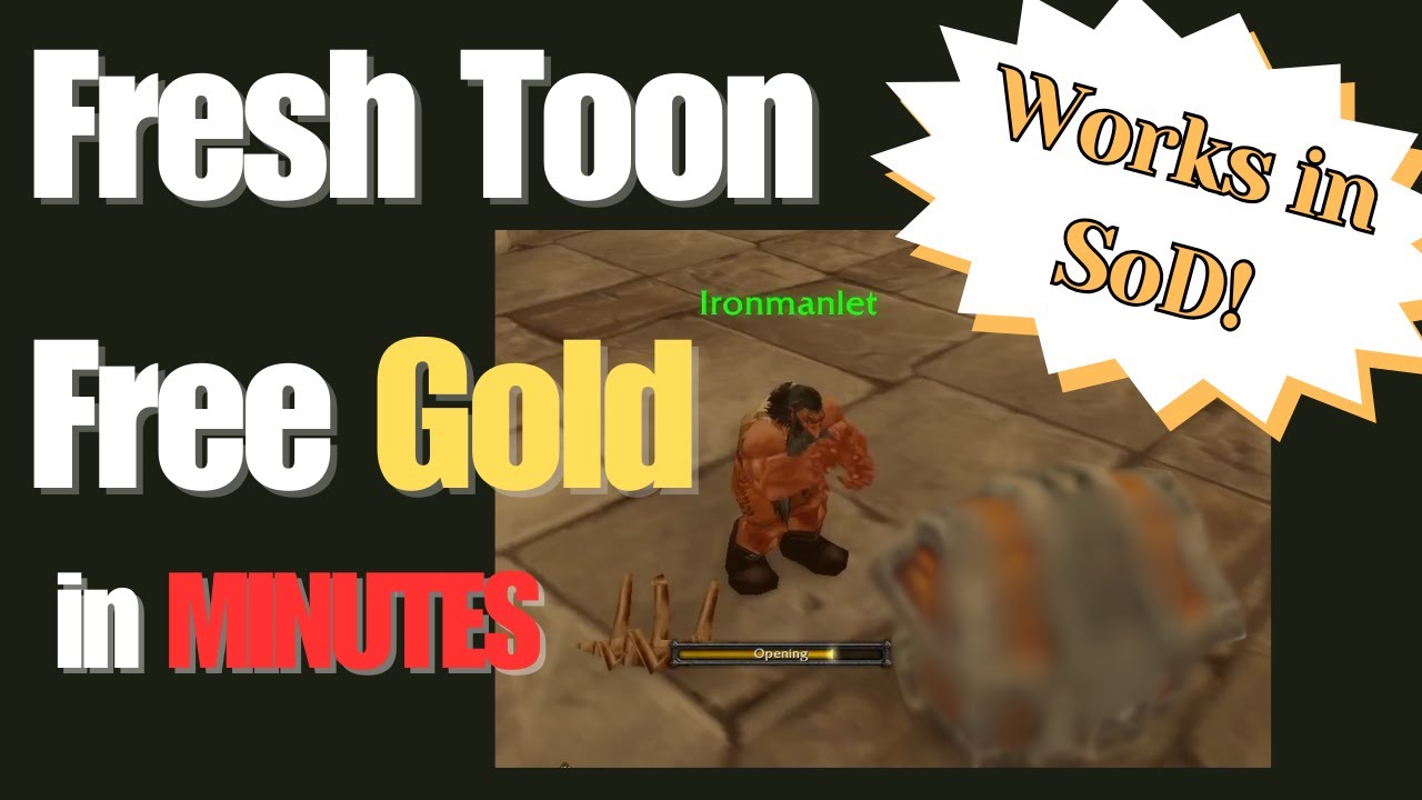 The earliest fresh server Classic WoW gold, guaranteed