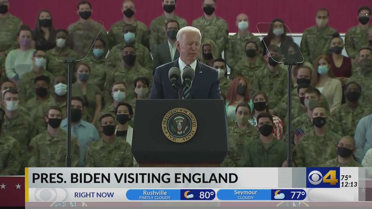President Biden visiting England