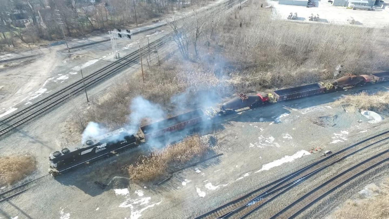 Long Molten Metal Train! (With Drone Footage)