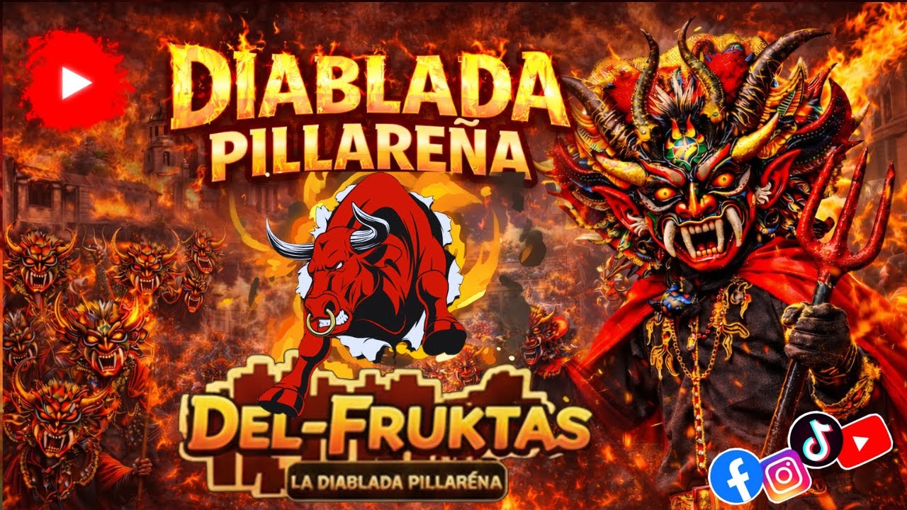 La Diablada Pillareña 2026🔥👹| DEL-FRUKTAS👹✨|Una Aventura Cultural Inolvidable 🇪🇨🎭 | 1 de ENERO 👹