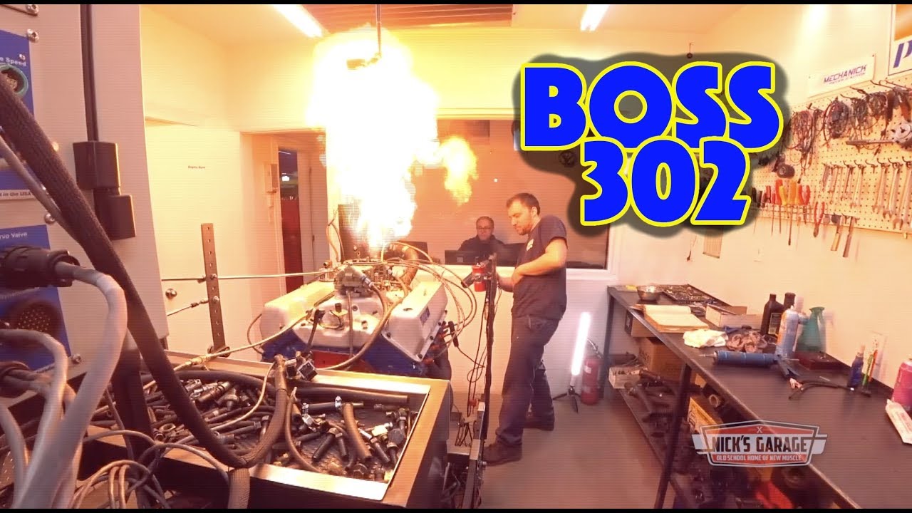Rare BOSS 302 On Dyno - Fire Breathing Ford