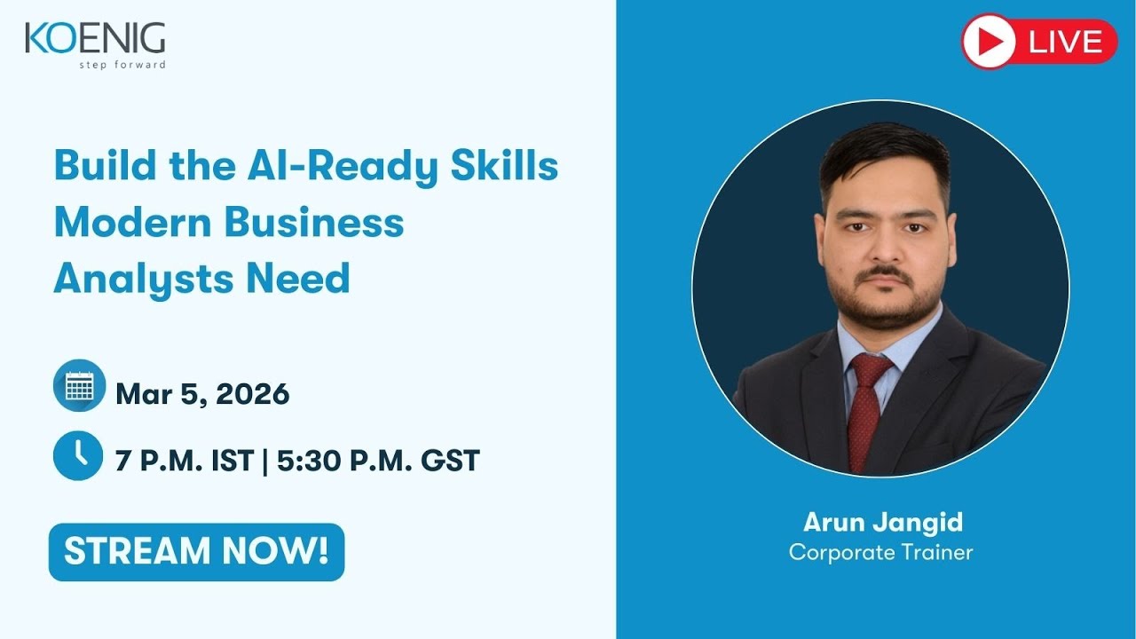 Build the AI-Ready Skills Modern Business Analysts Need