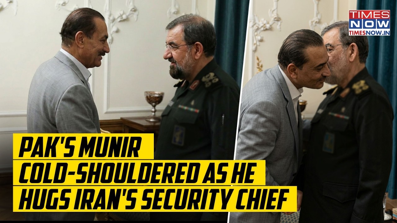 Pakistan's Munir Goes In For A Hug, Gets Cold Shoulder From Iran's Security Chief? | Awkward Moment