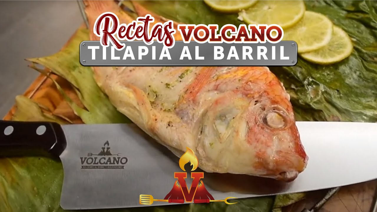 🐟 Tilapia al barril con 🌋 Volcano Asadores 🔥