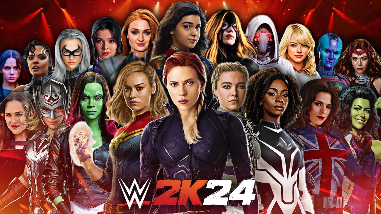Королевская битва среди женщин Marvel — WWE 2K24
