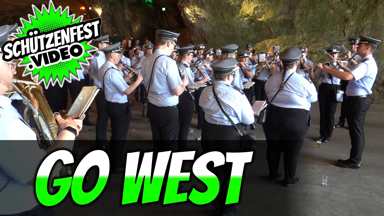 🟢 Go West 🎼 | Musikverein Balve | Cover | Pet Shop Boys | Live | Schützenfest Balve | Balver Höhle