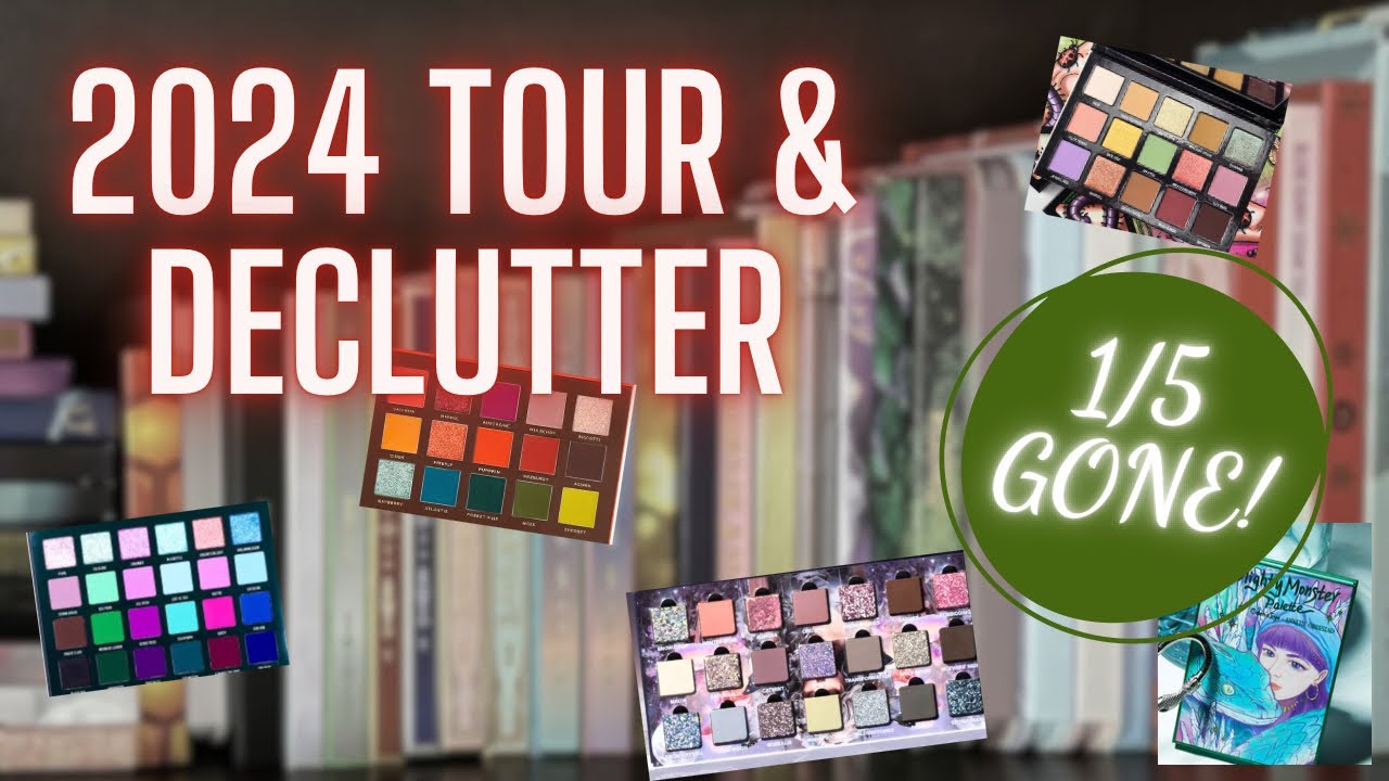 Eyeshadow Palette Tour & Declutter | end of 2024
