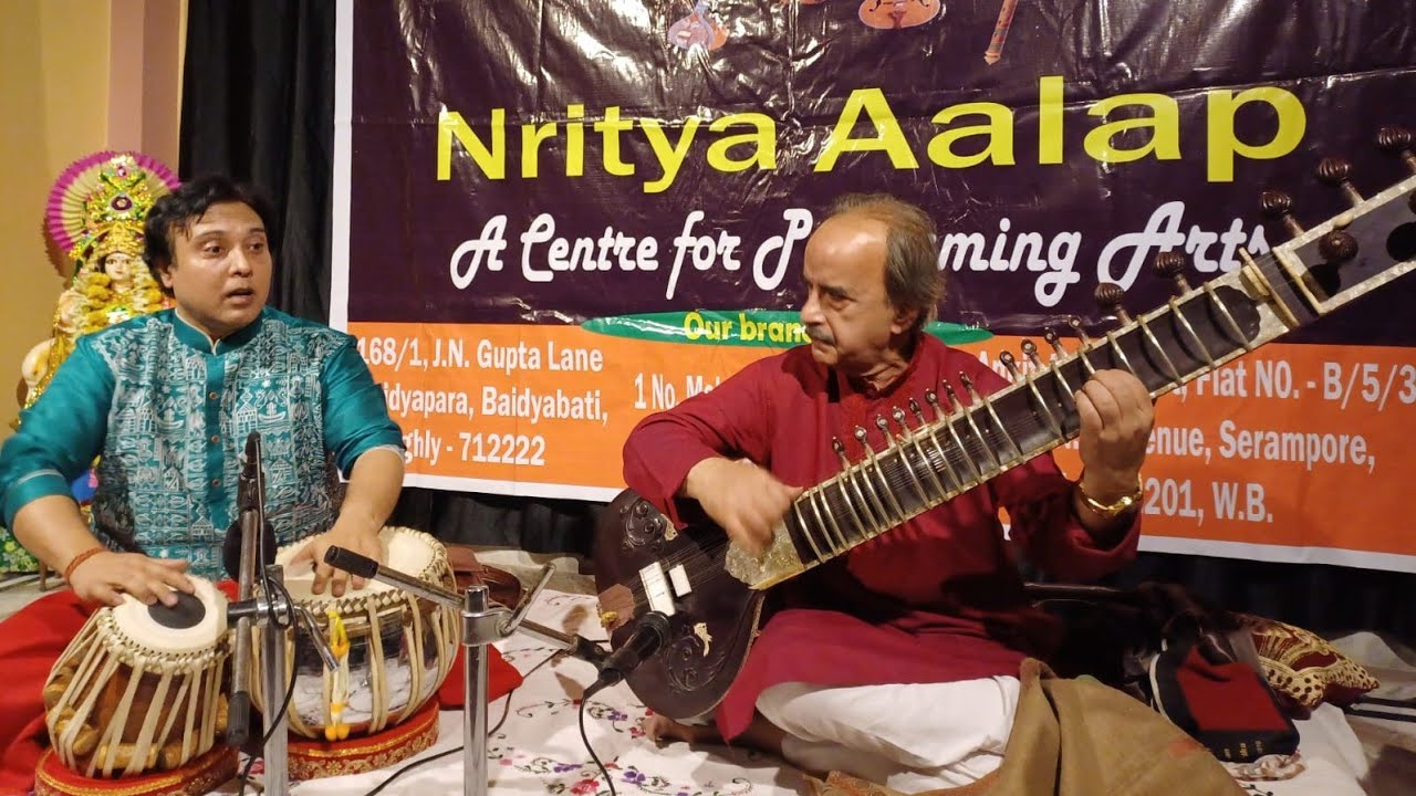 Raag Bageshri Aalaap / Sitar Recital Pandit Anjan Chattopadhyay / Pran Gopal Bandopadhyay Tabla 