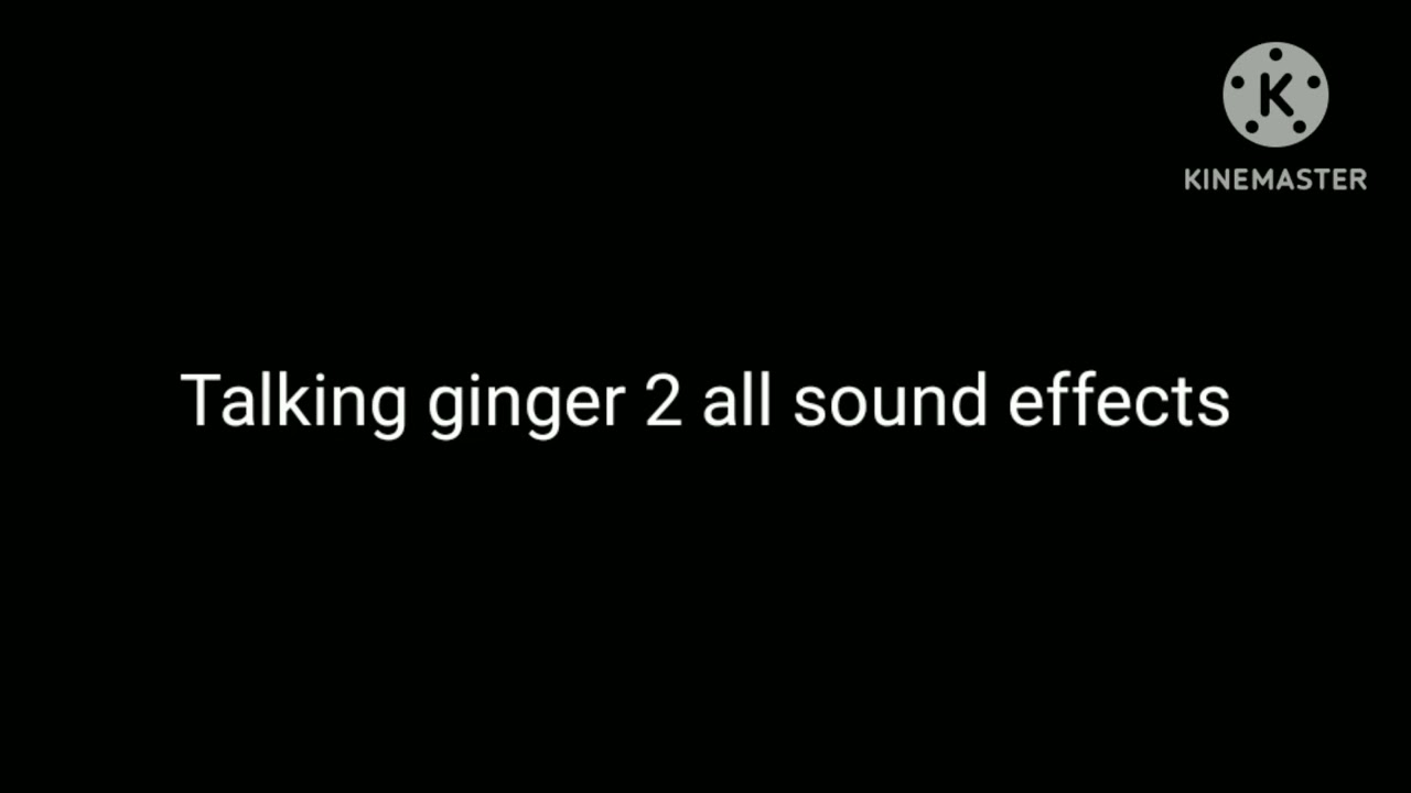 Talking ginger 2 all sound effects