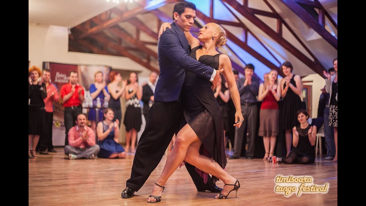 Ivan Terrazas y Sara Grdan 1, Timisoara Tango Festival 2014