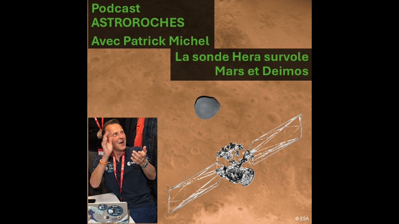 La sonde Hera survole Mars et Deimos