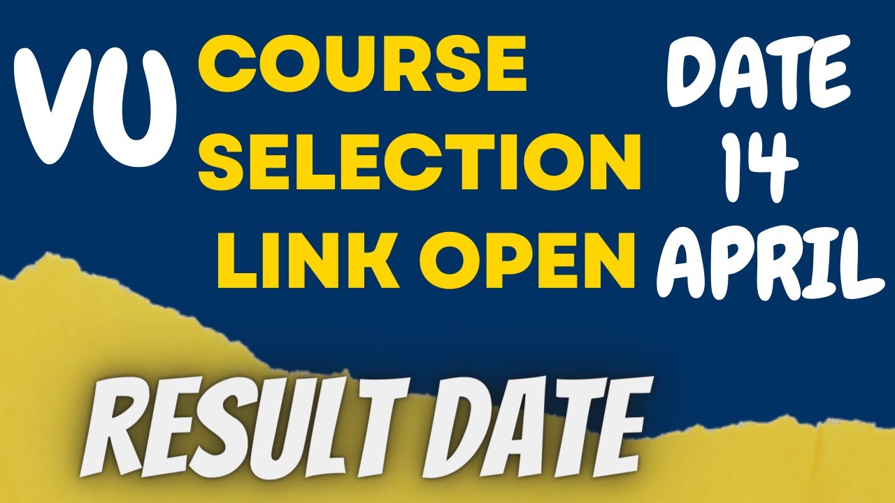 Course Selection Link Open on 14 April 2022 |Result Date |