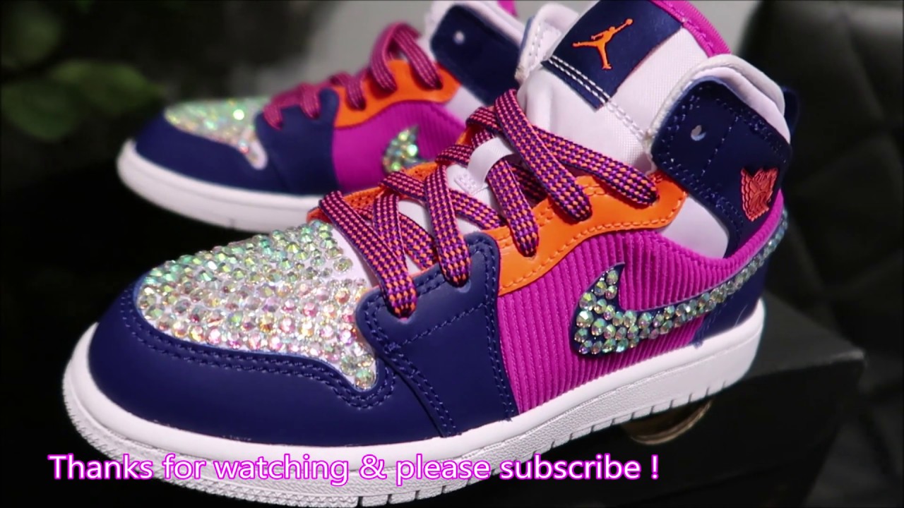 How To Bling Kid Shoes - Beginner Friendly DIY Custom Rhinestone Jordans