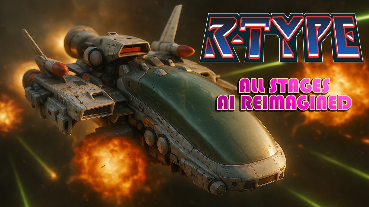 R-Type - AI -All stages real life 🔥