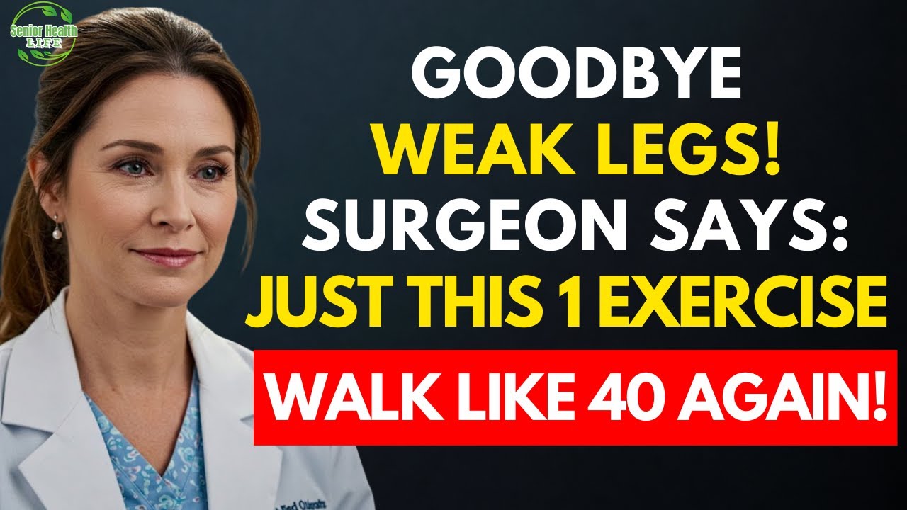 Over 75? Your Legs Are Getting Weaker Every Week — Fix It with THIS Easy Exercise | Senior Health