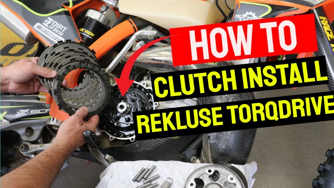 Rekluse Torqdrive and Blais Clutch Weight Install