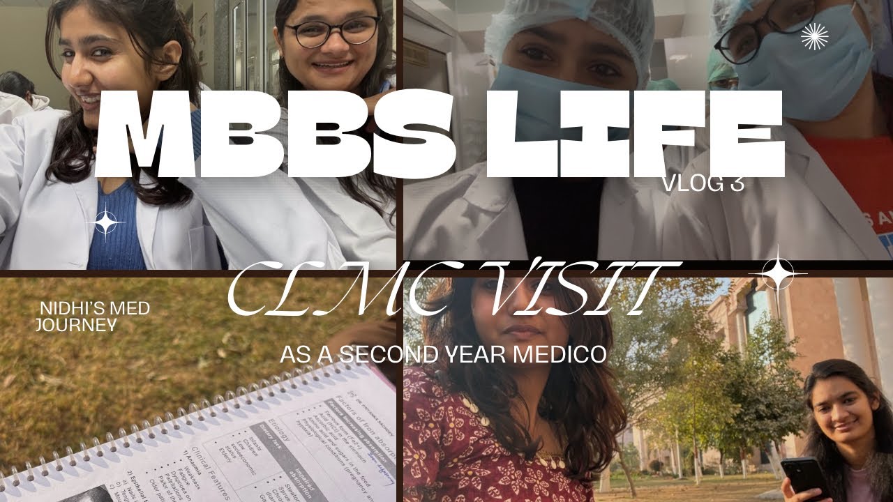 A Day in My Life | 2nd Year MBBS | CLMC Visit 🏥📚🩺. 